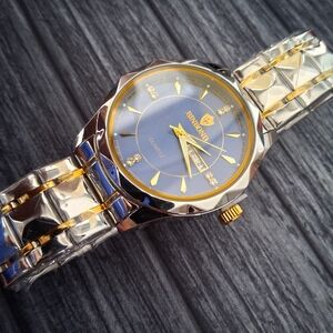Gold and Silver Men's Watch